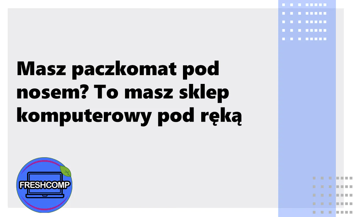 sklep komputerowy pod ręką