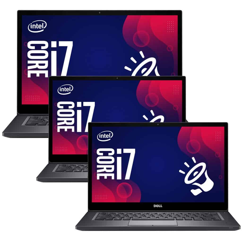Zestaw 3 x Laptop poleasingowy DELL Latitude 7480 14″ i7-6600U 8GB RAM 256GB SSD Windows 11